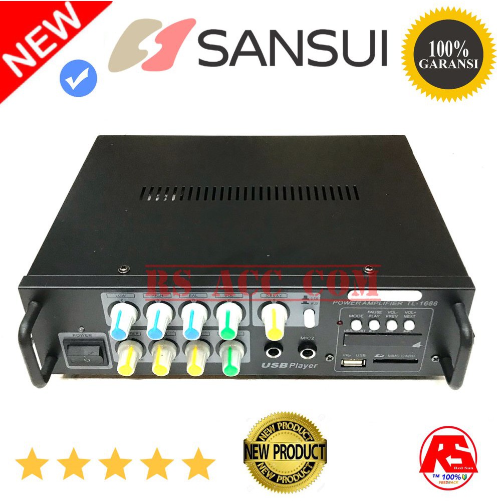 AMPLI SPEAKER KARAOKE SANSUI TL1688