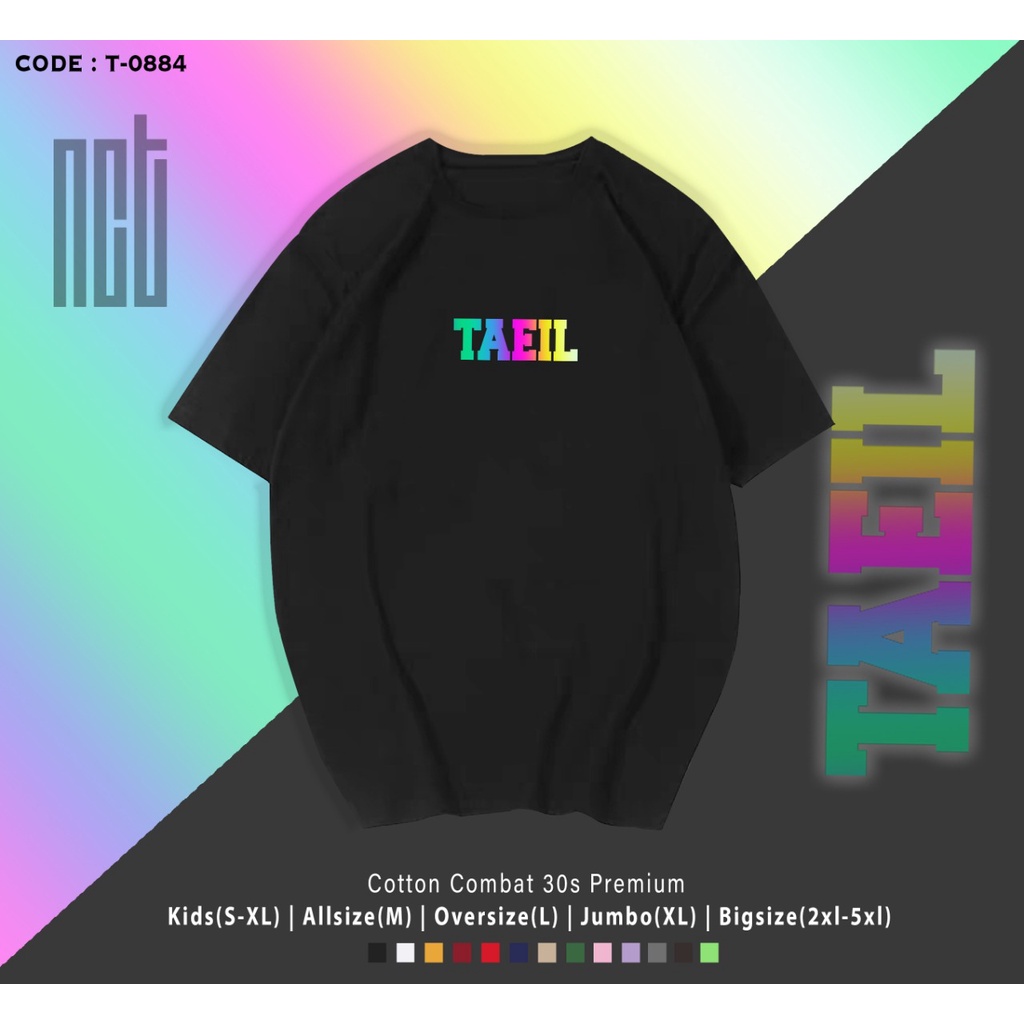 T-SHIRT / KAOS REFLEKTIF N C T / MARK / HAECHAN / TAEYOUNG / YUTA ETC