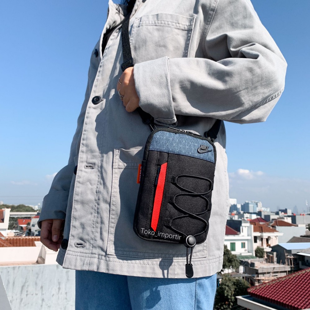 Tas Slingbag Nike Mini Waterproof Tas Selempang Pria Unisex Mirror Ori