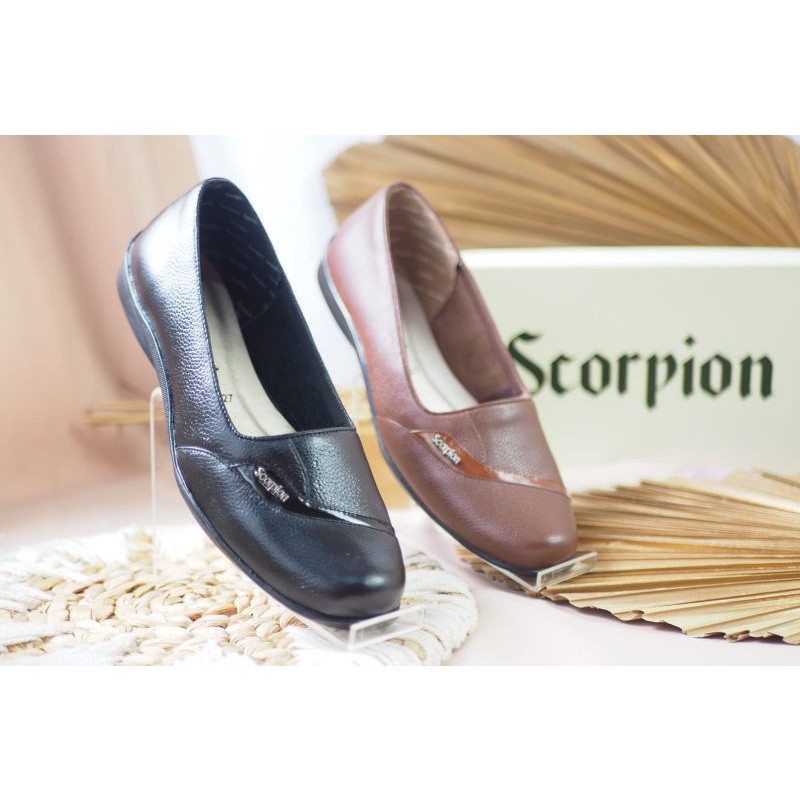 SEPATU WANITA KULIT ASLI ORIGINAL SCORPION 6227