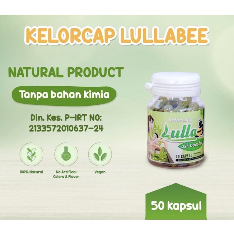 Kelorcap Lullabee - Asi Booster Kapsul daun kelor