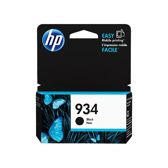 Tinta HP 934 Black Original Cartridge - C2P19AN