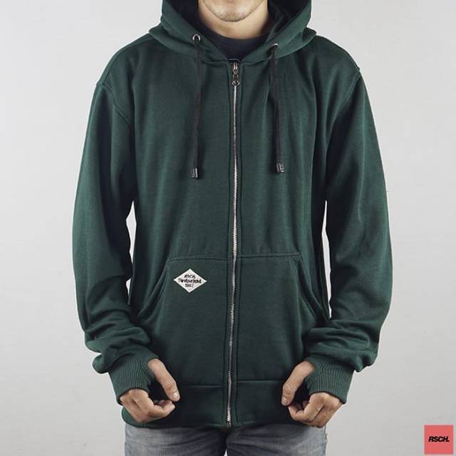 jaket hoodie pria polos