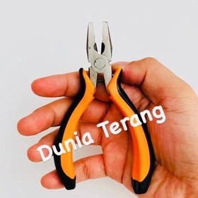 Tang Mini Set 3pcs 3 pcs 4.5'' 4,5inch Kombinasi Lancip Potong Knip Gagang Karet - CAMEL