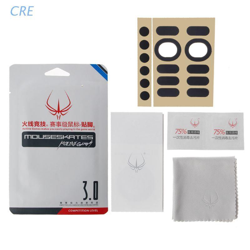 Cre 2 Set Kaki Mouse Gaming Original Level Ketebalan 0.6mm Untuk Logitech G304 G305