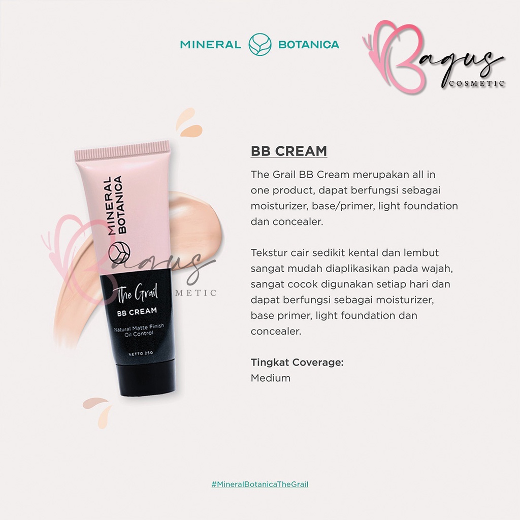 ⭐ BAGUS ⭐ MINERAL BOTANICA BB / CC CREAM The Grail | Krim