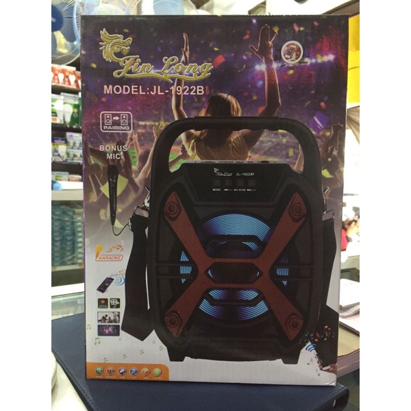 SPEAKER BLUETOOTH JIN-LONG / JL-1922B CABAI/CABE
