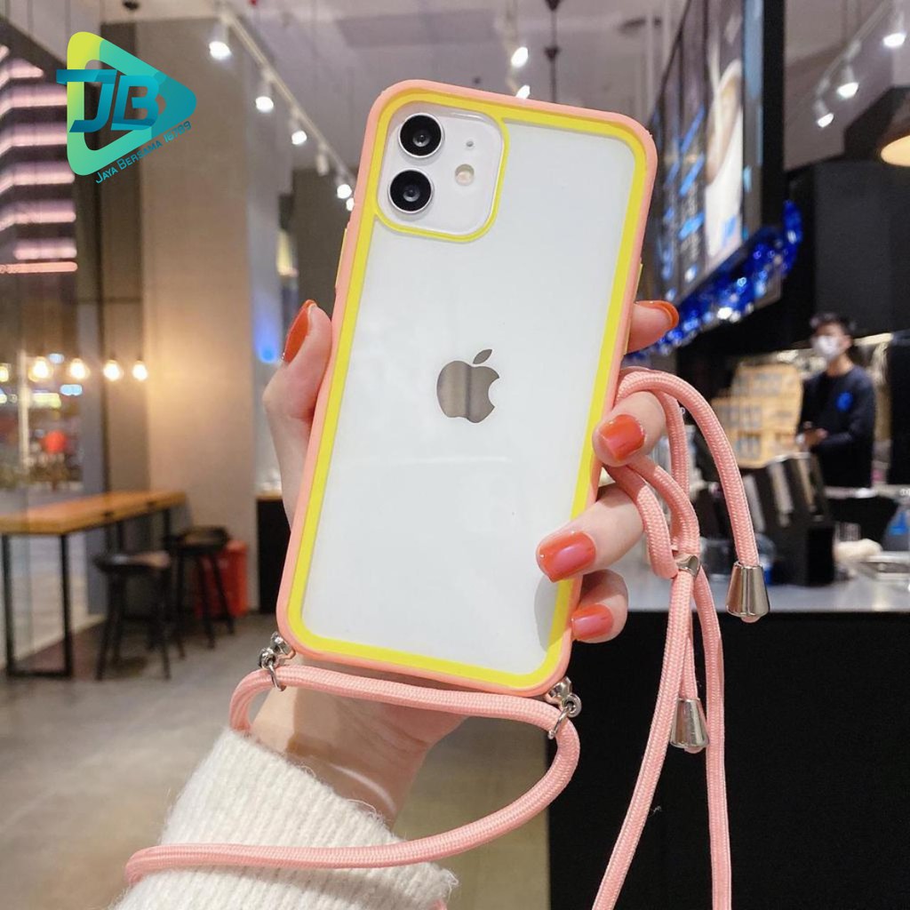 SOFTCASE SLINGCASE LANYARD TALI AURORA XIAOMI REDMI NOTE 8 9 9S 10 MI CC9 10 PRO 9T JB2596