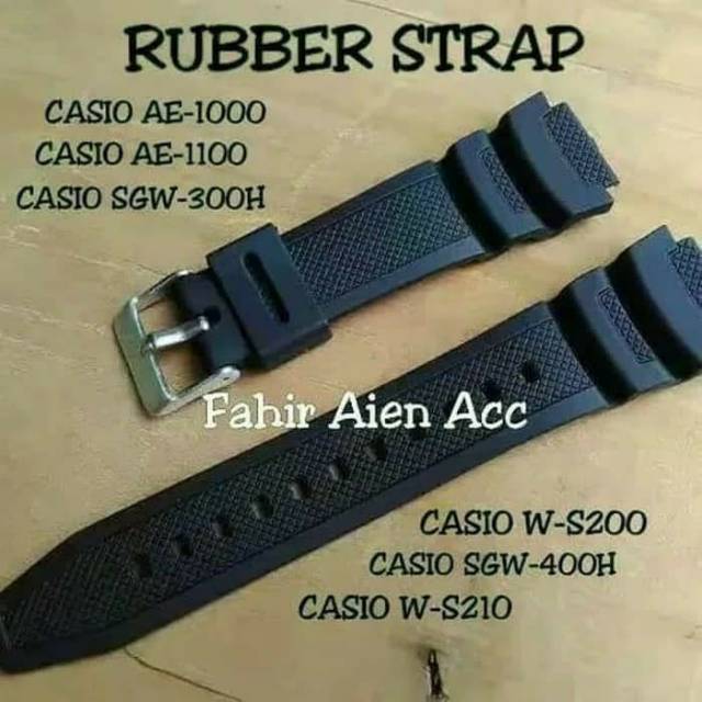 TALI JAM CASIO AE-1000 AE-1100 WS200 WS210 SGW300H SGW400H