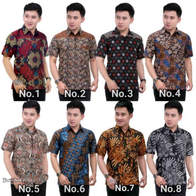 Pusat Grosir Bswart Batik Hrb026 Kenongo Hem Pendek Padi Pekalongan M L Xl Batik Pria Murah Modern Grosir nynmXXU0rnGxl