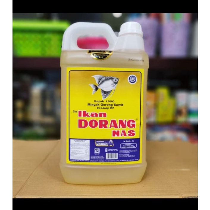 

Minyak Goreng Dorang 5Ltr