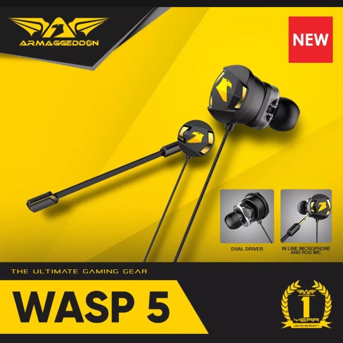 Sonic Gear Armaggeddon WASP-5 Gaming Earphone