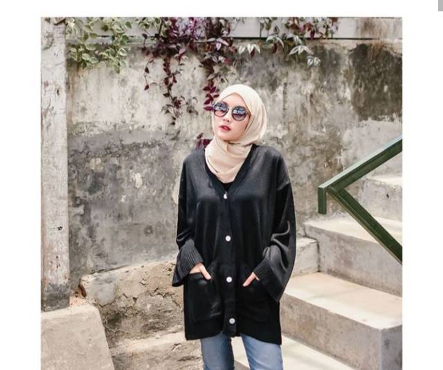 Outher kumy cardy wanita | basic cardy | rajutcardy