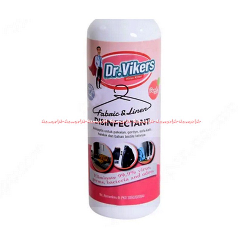 Dr Vikers Fabric Liner Disinfectant 250ml Anti Bakteri Virus Untuk Baju Viker Dr.Viker's