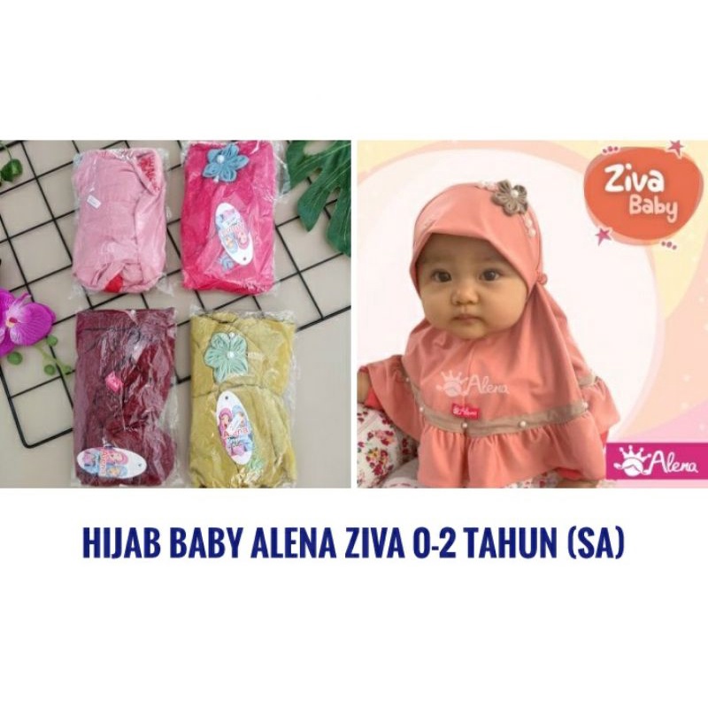 HIJAB BAYI ALENA ZIVA  // HIJAB BAYI LUCU // HIJAB  MURAH // BISA COD TYAS BABYSHOP