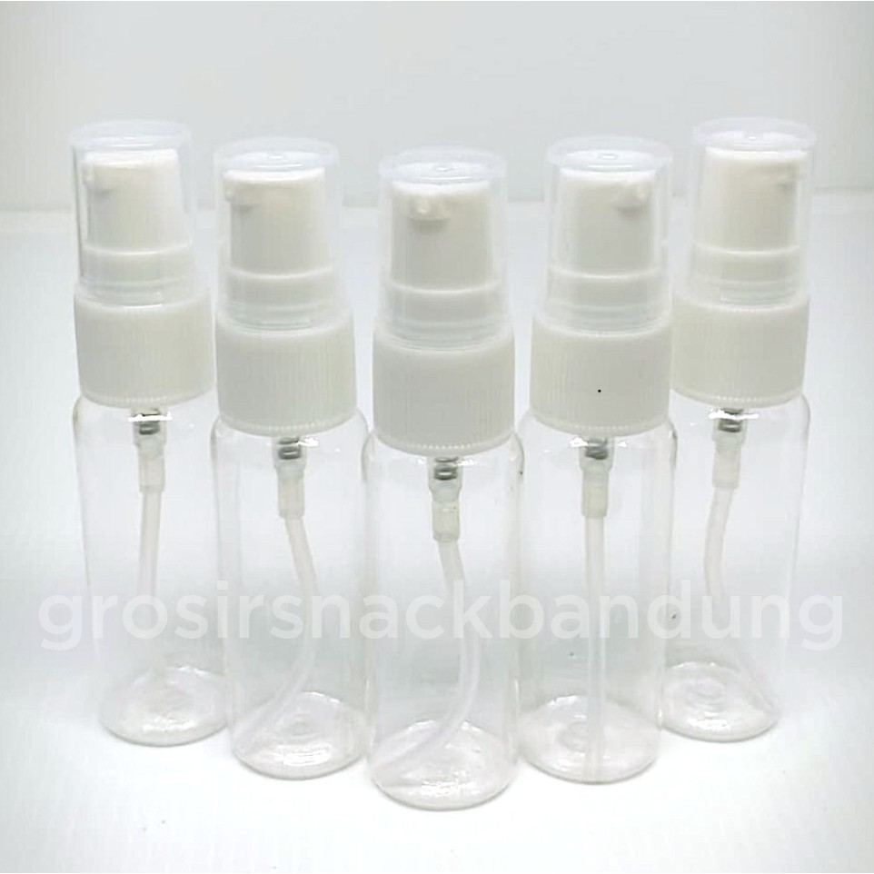 Botol Serum 20ml Bening Pump Treatment | Botol PET 20ml untuk lotion serum gel hand sanitizer