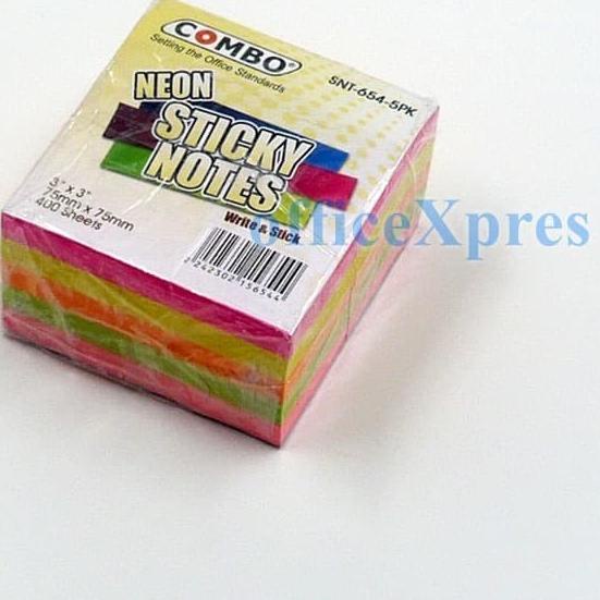 

♝ Memo Tempel / Sticky Note / Kertas Memo Stick / Post it SNT 654 5PK ➹