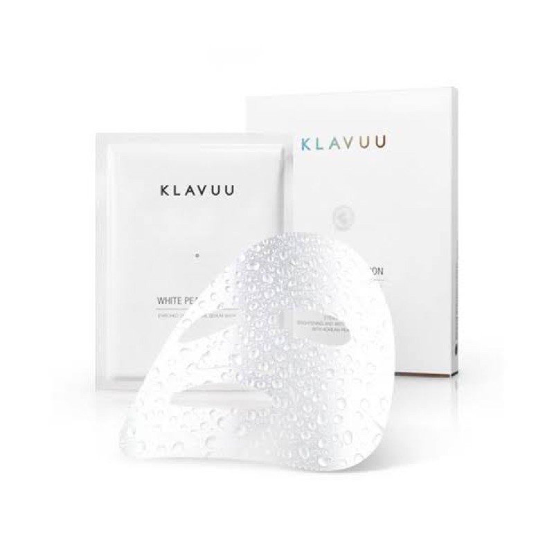KLAVUU WHITE PEARLSATION ENRICHED DIVINE PEARL SERUM MASK - SHEET MASK