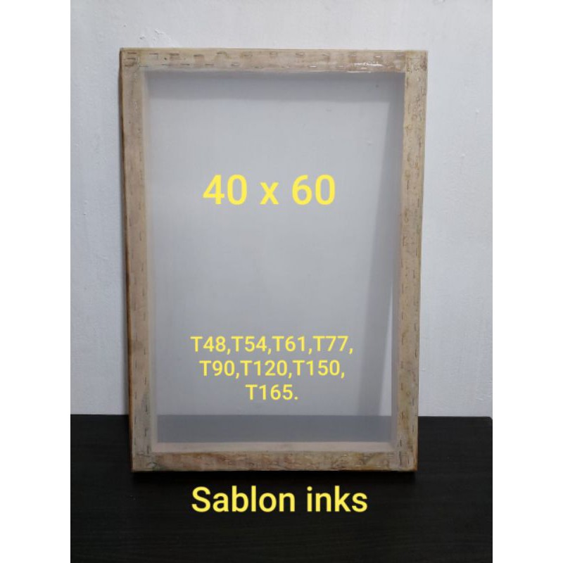 Frame screen sablon 40 x 60