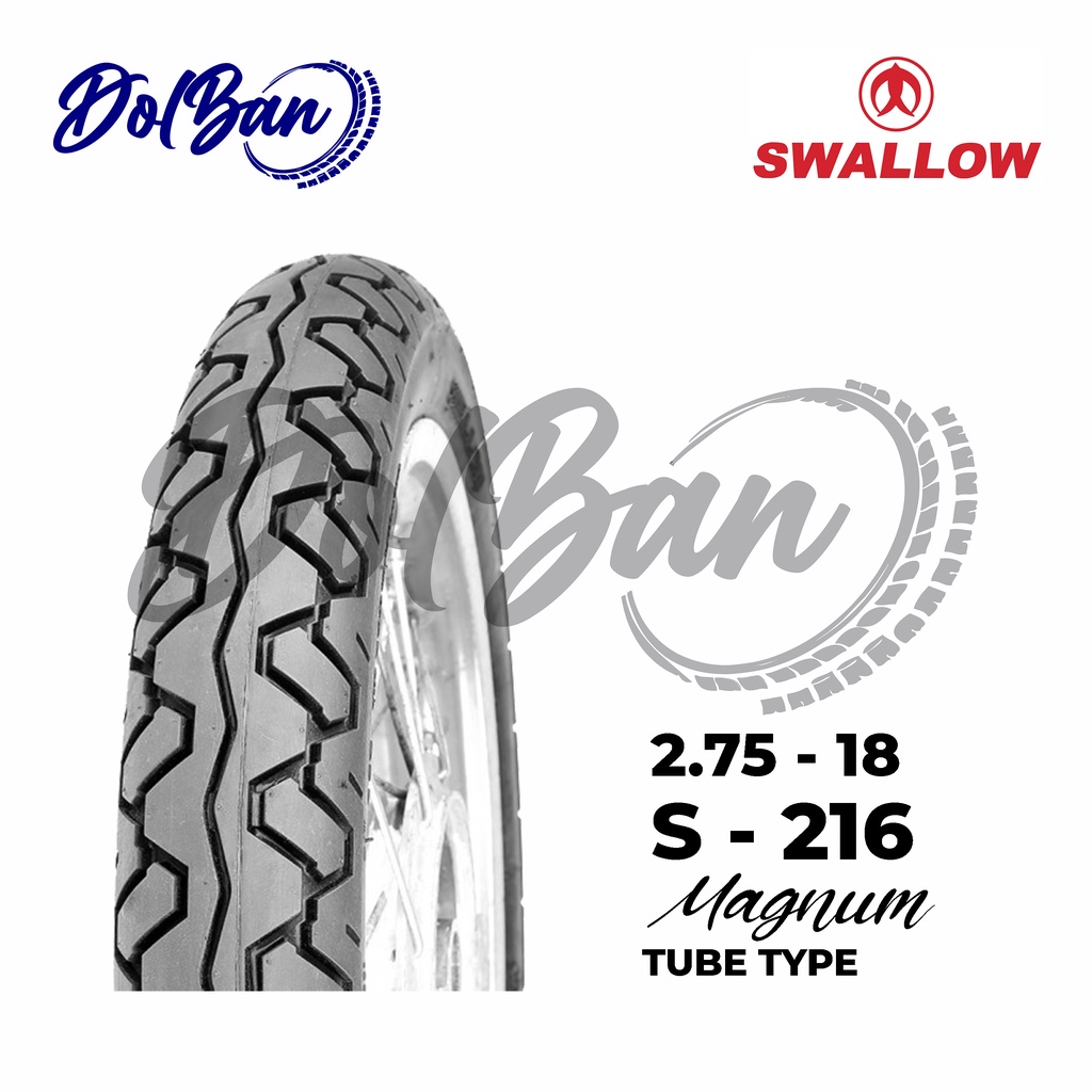 BAN LUAR MOTOR SWALLOW 275-18 RING 18 S-216 MAGNUM TUBETYPE