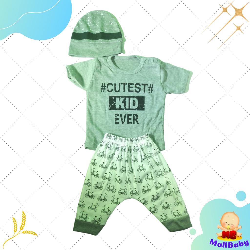 Baju Bayi Laki Laki 6-12 Bulan Setelan Bayi Laki Laki 1 Tahun Cutest Kid Ever