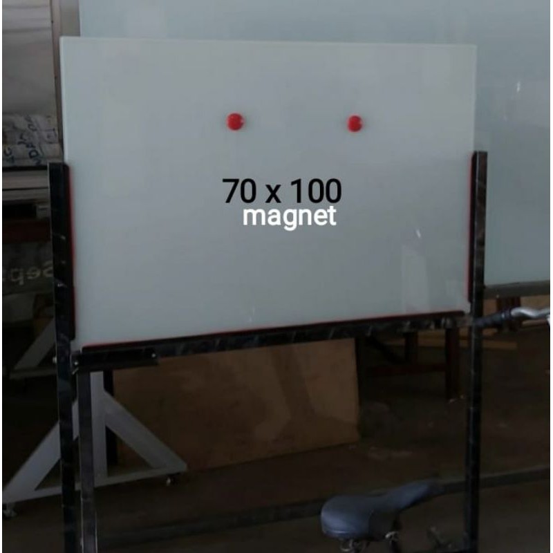 glassboard papan tulis kaca 70x100cm