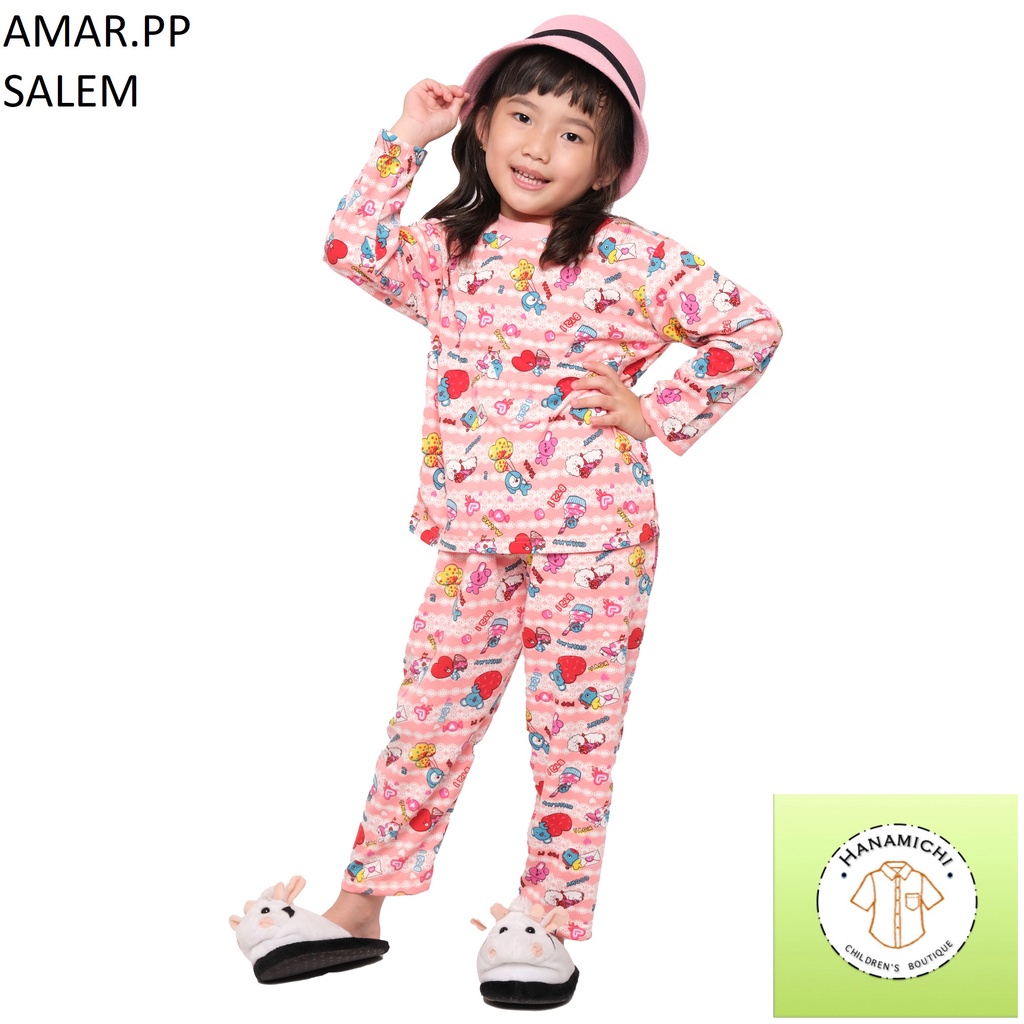 Hanamichi AMAR.PP Piyama Anak Lengan Panjang Full Print