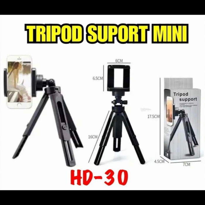 (NEW) Tripod mini support 3 ways kamera hp (BY 88ACC)