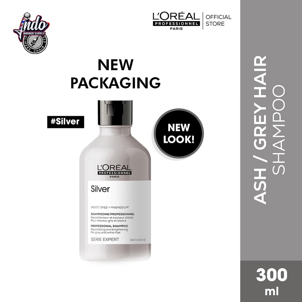 ORIGINAL Shampo Loreal Silver Shampoo 300ml / Shampo Silver