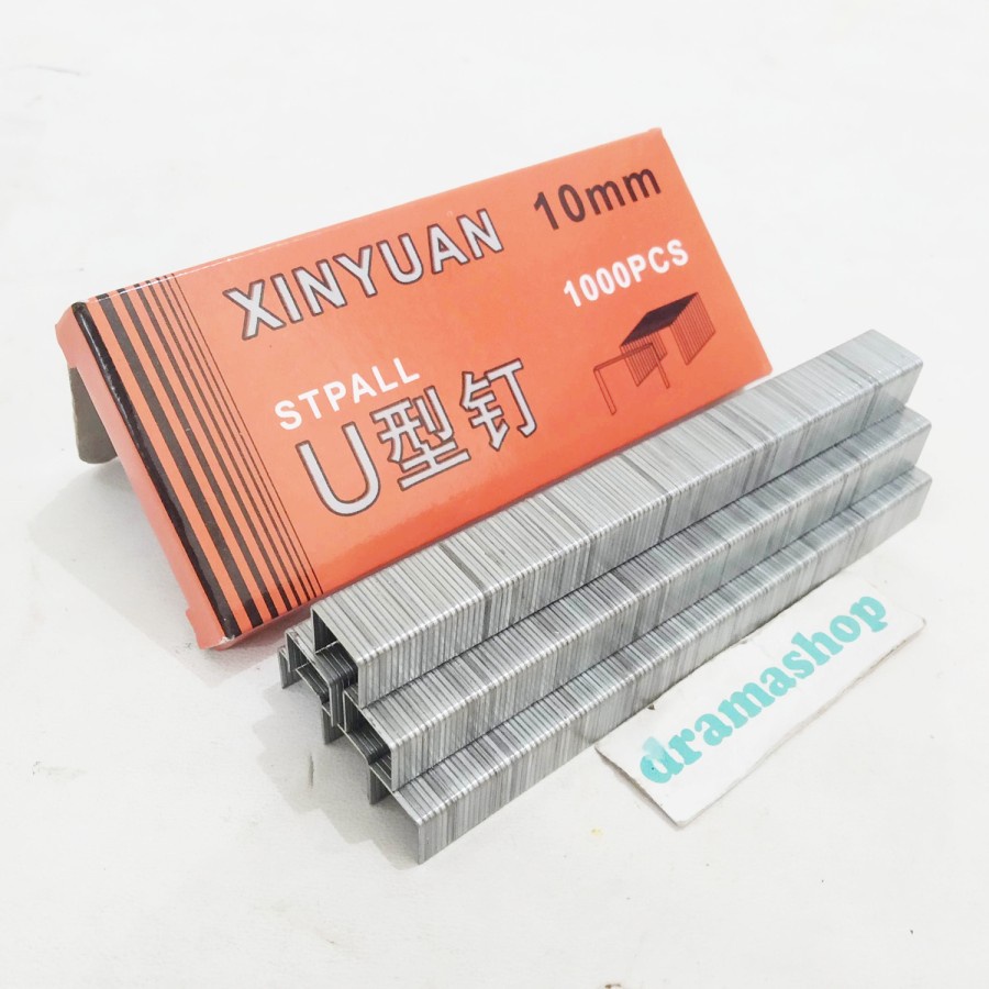 isi refill staple steples stapless staples tembak jok tinggi 10 mm 10mm