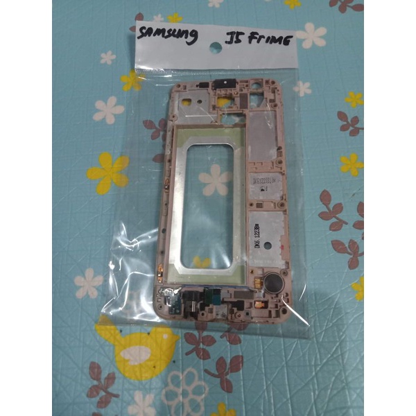 Frame tulang tengah tatakan lcd Samsung j5 prime ORI copotan