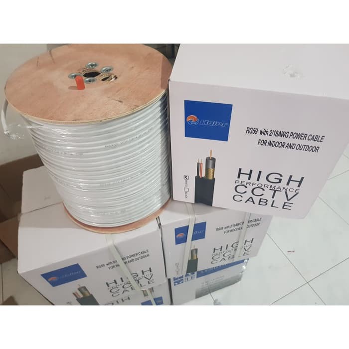 Kabel CCTV RG59+P Histar Meteran - AGENCCTV