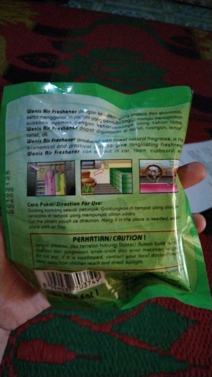 Wenis Pewangi Dan Pengharum Ruangan, Kamar Mandi, Mobil