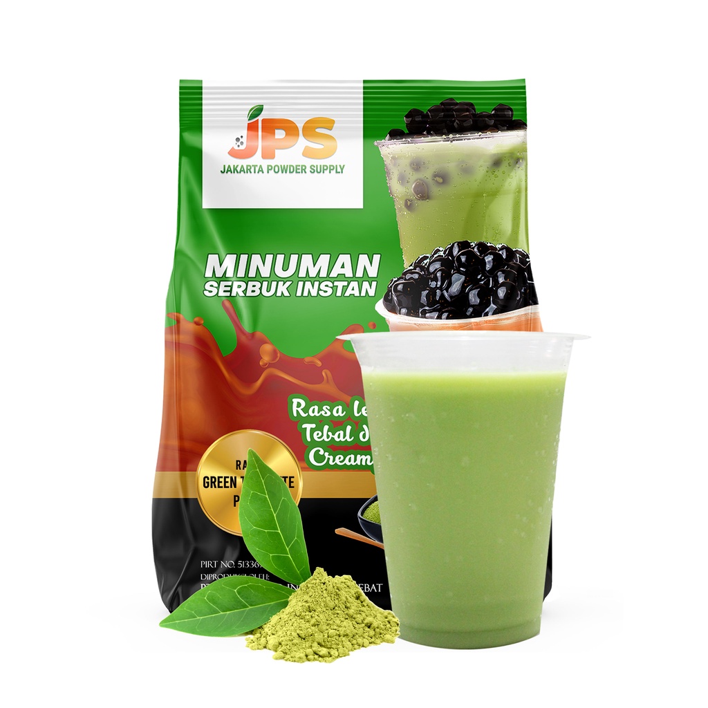 

JPS Green Tea Plain Serbuk Powder Bubuk Minuman 1 Kg
