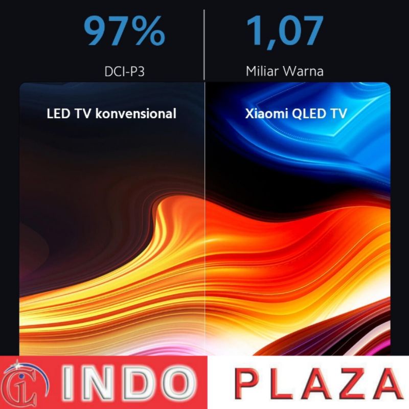 XIAOMI ANDROID TV Q1E 55 Inch NEW 2022 (LUAR MEDAN)