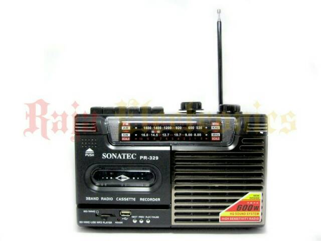 Sonatec PRI-329 Radio Kaset Portable Am Fm