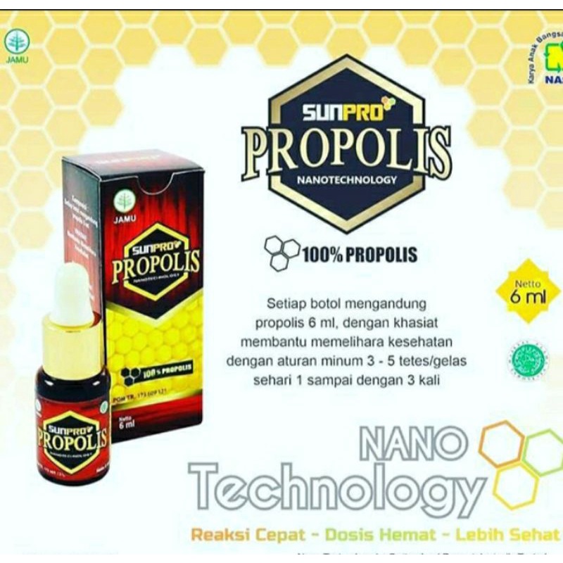 sunpro propolis nasa si kecil sejuta manfaat