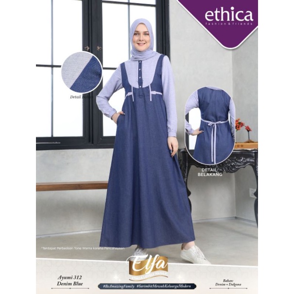 SARIMBIT ETHICA 2022 ELFA 233 DENIM BLUE AYUMI 312 KAHFI 199 AYUMI KIDS 21 KAHFI KIDS 149