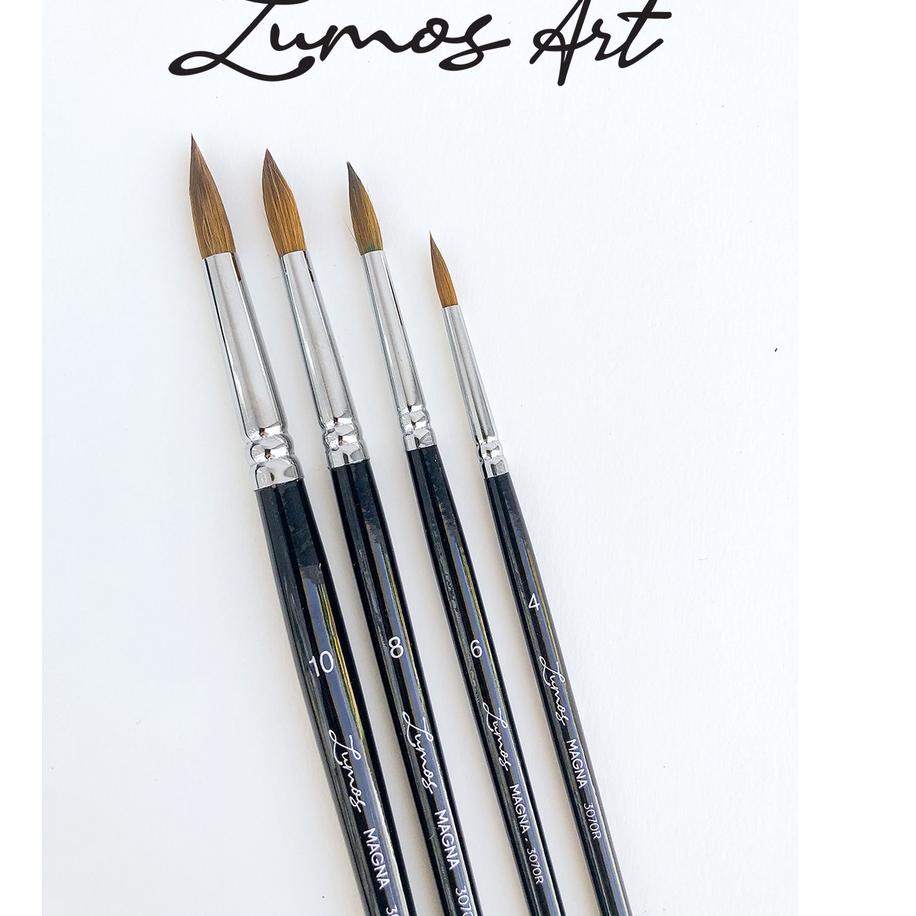 

DISKON Lumos Art MAGNA Mixhair Watercolor Brush Kuas Cat Air !!