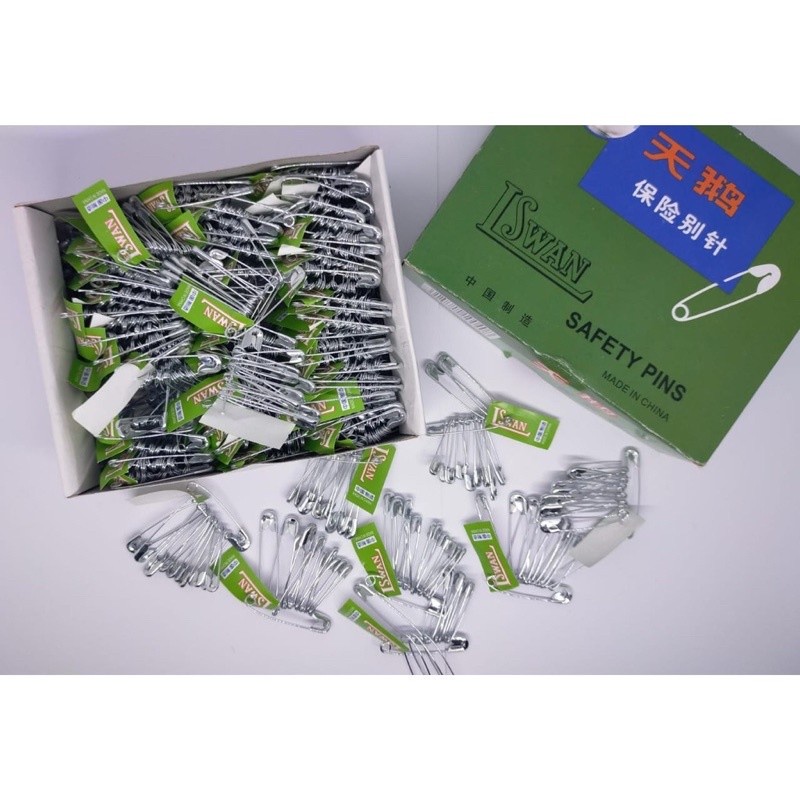 Peniti Elswan 1 set dapat 12 pcs / Peniti Serbaguna