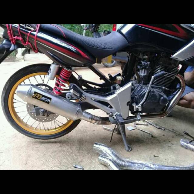 Knalpot racing RCB Kapsul tiger Fullcacing Boom