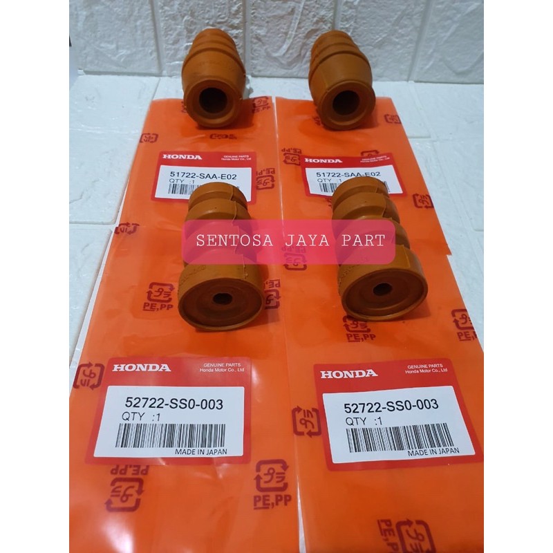 STOPPER JAZZ JAZZ RS BRIO MOBILLIO FREED BRV DEPAN BELAKANG 4PC 1SET ORIGINAL