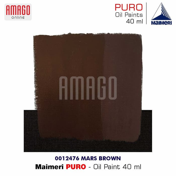 MAIMERI PURO - OIL PAINT - MARS BROWN - 40ML - M0012476