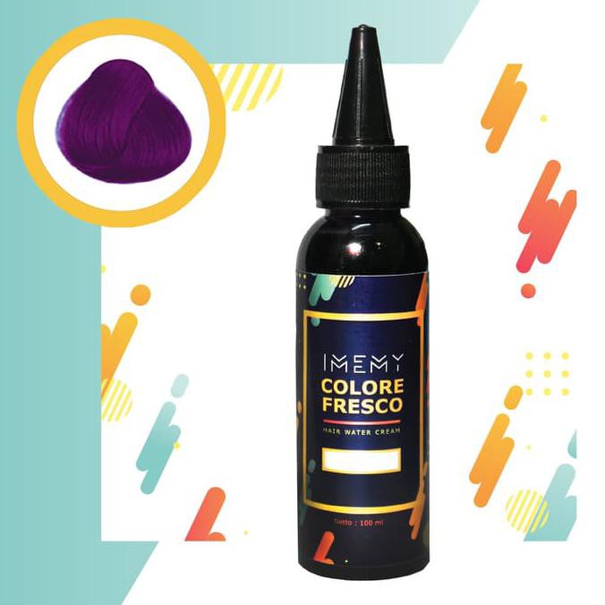 COLORE FRESCO - GRAPE color cream cat pewarna rambut ungu