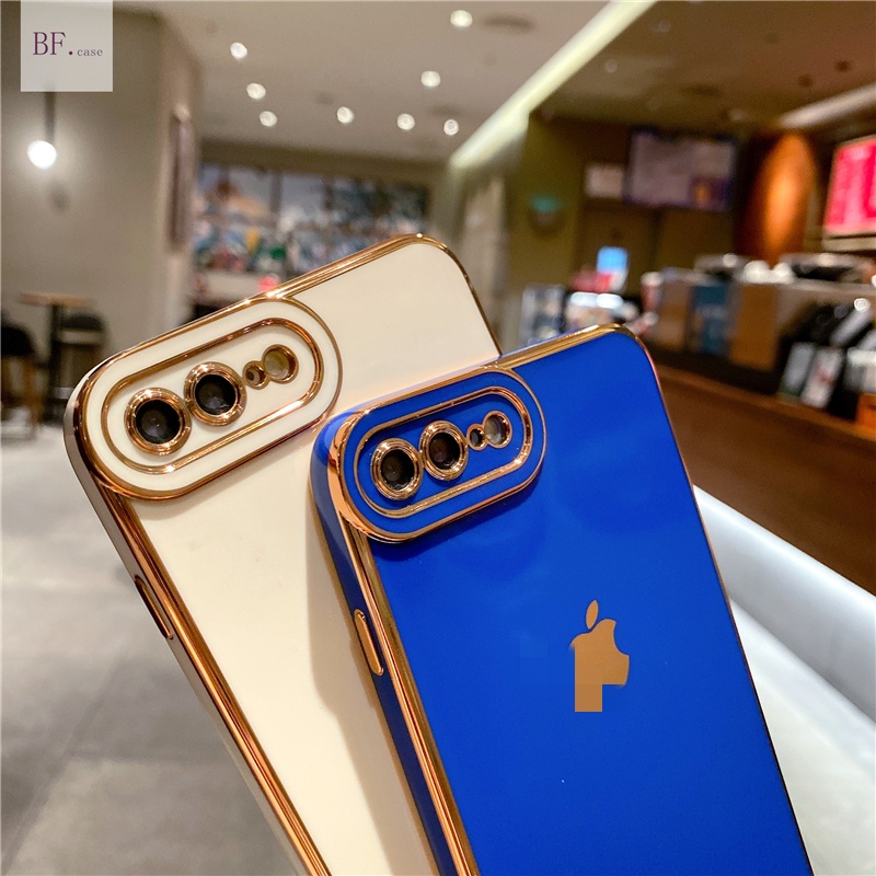 Soft Case Pelindung Lensa Kamera 6d Electroplating Bahan Silikon Untuk Iphone Xr X Xsmax 6 7 8 Plus