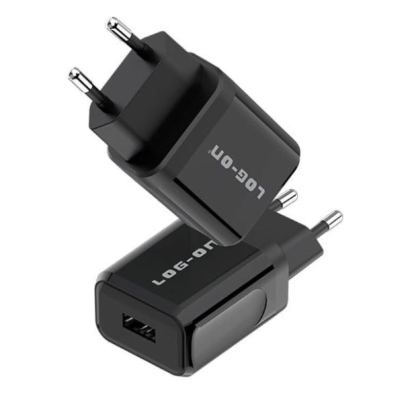 Adaptor Batok Charger LOG-ON 2.4A Auto ID LO-C27