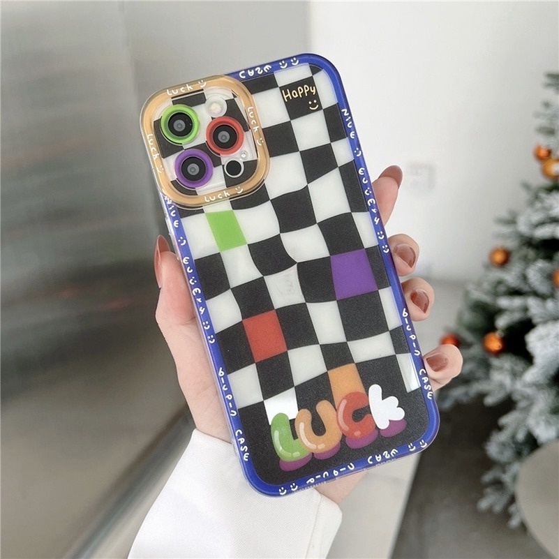 Casing Compatible for iPhone 14 13 12 11 Pro Max X Xr Xs Max iPhone 7 8 6 6s Plus Bahan Tpu Transparan