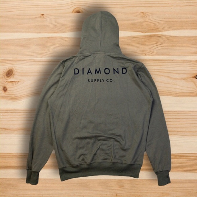 Hoodie Diamond Supply.co Basic Olive Green