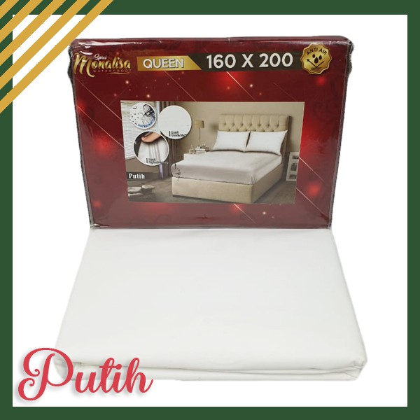 MONALISA Sprei WaterProof Anti Air PREMIUM Ukuran160x200 Anti Ompol - IJN PLAZA