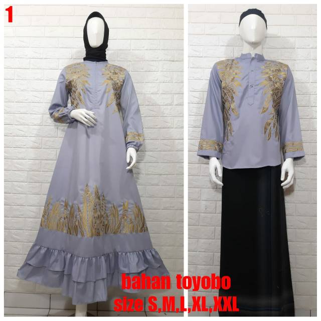 Gamis Coupel Koko Bordir Original by Raradissa